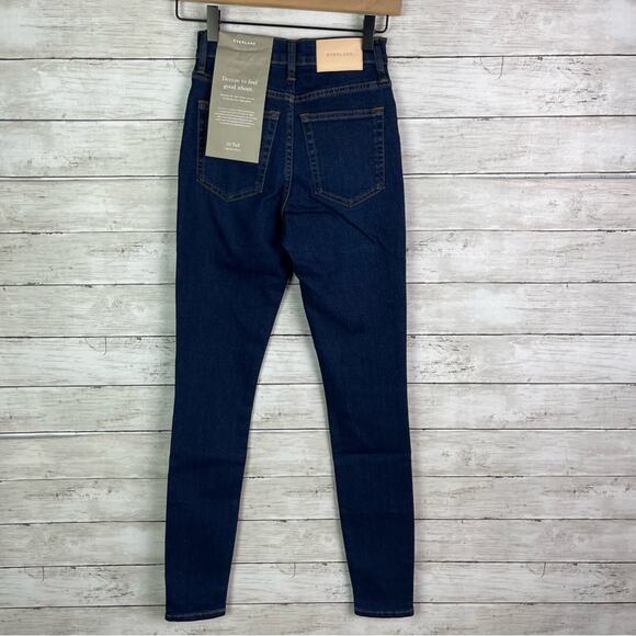 Everlane Authentic Stretch High Rise Skinny Jeans Size 23 Tall - Picture 2 of 5